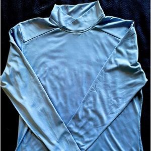 Patagonia Capilene Mock-Neck Base layer / Long Sleeve Top/Sky Blue/Women’s Large